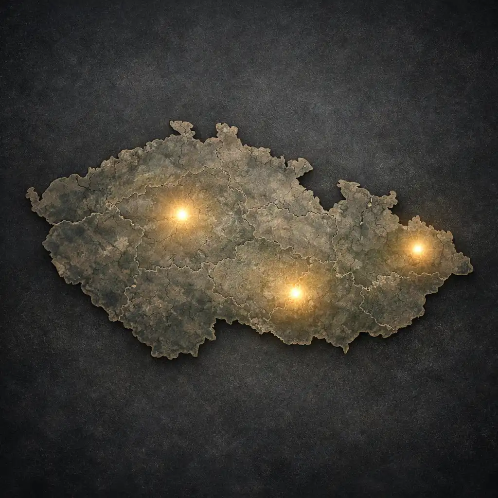 Mapa pokerových turnajů