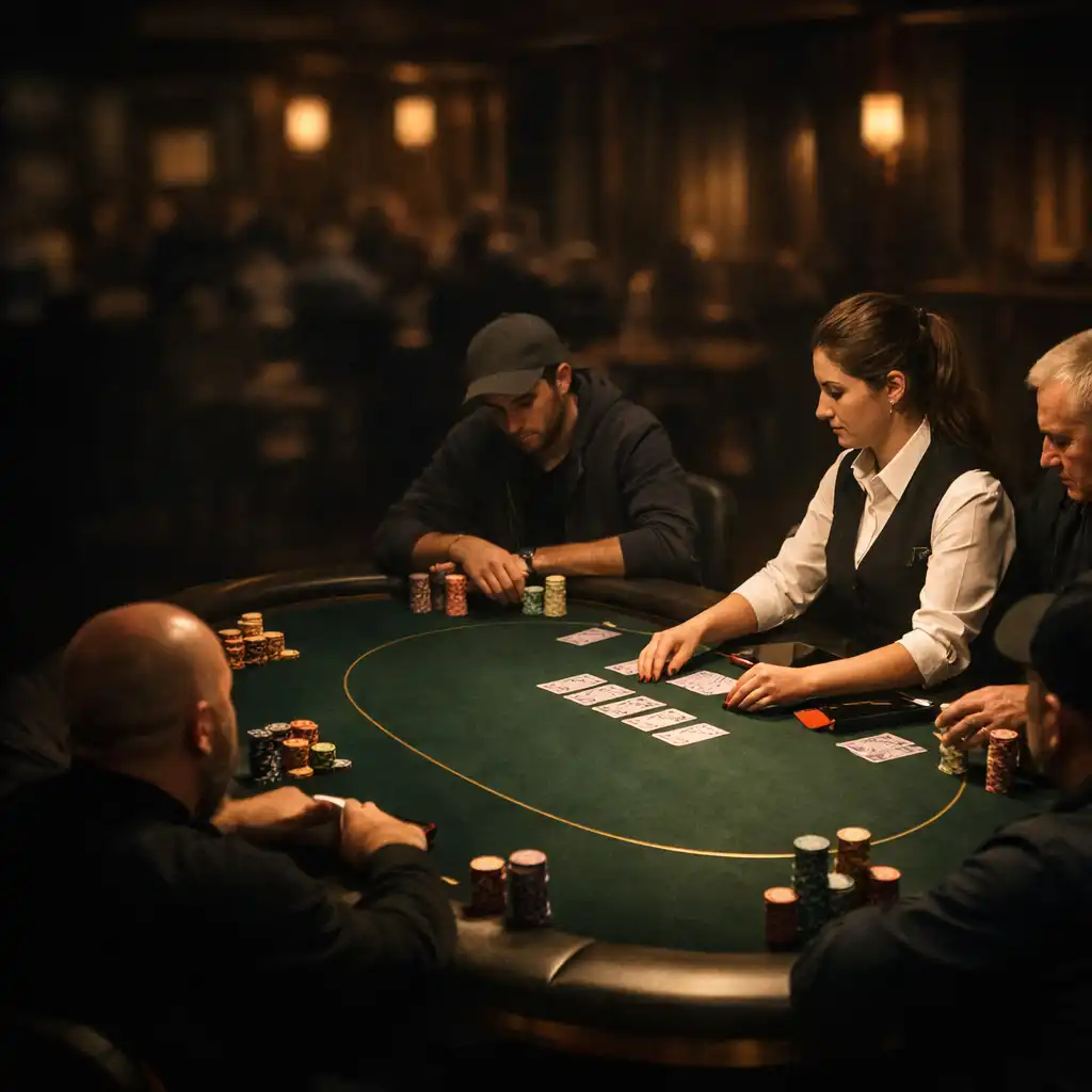 Poker turnaj finálový stůl